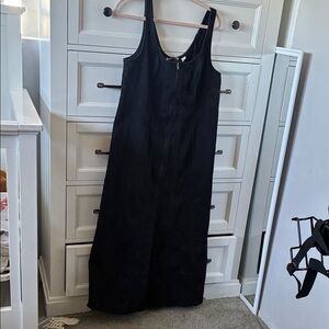 Universal Thread Black Washed Denim Dress size 14